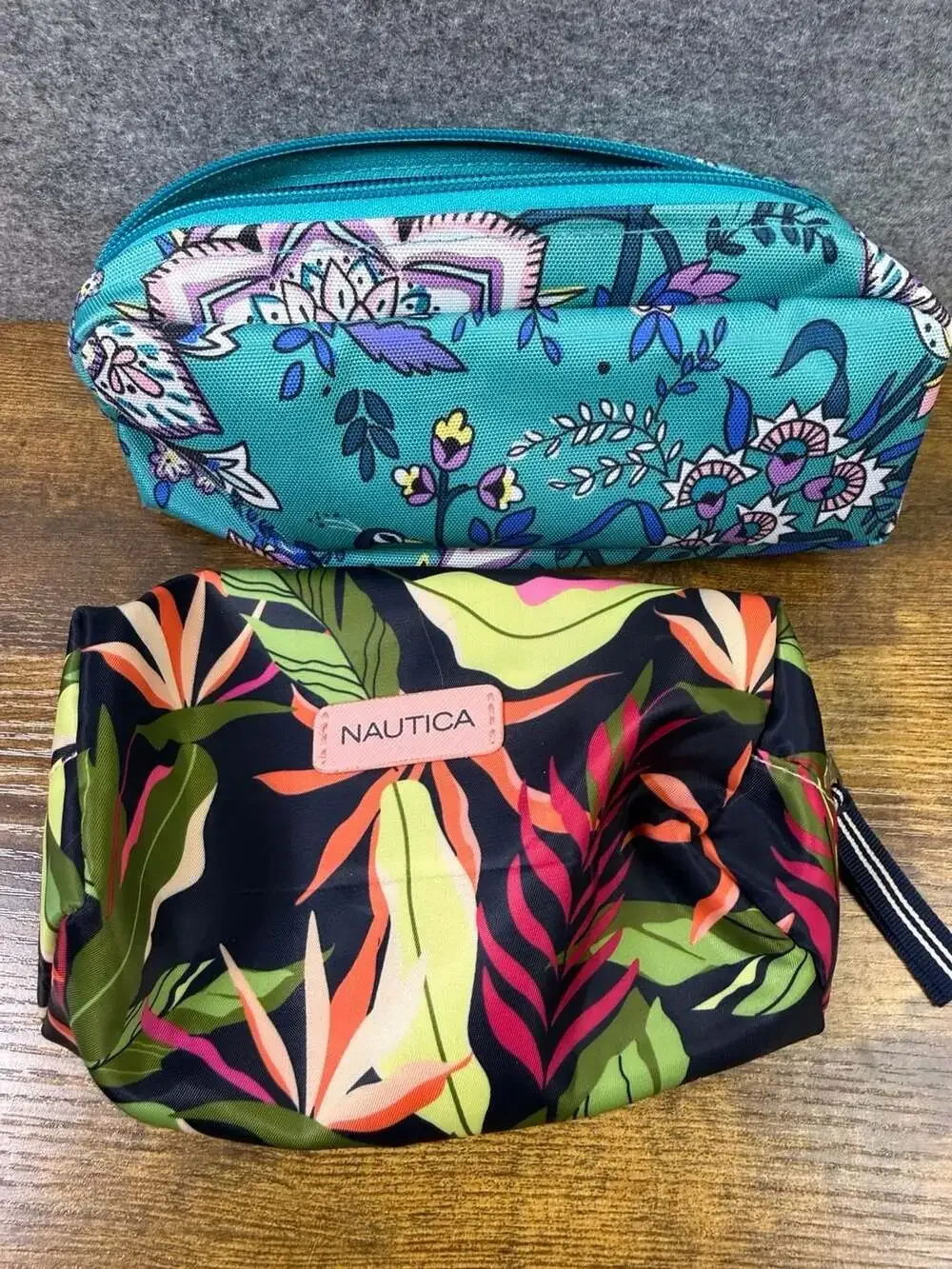Vera Bradley and Nautica Cosmetic Pouch Set